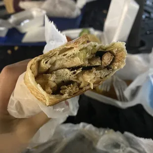 Halal Chicken Shawarma Wrap