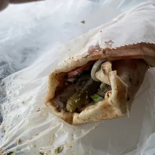 Halal Meat Shawarma Wrap
