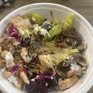 Chicken shawarma Chicken Bowl