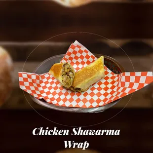 chicken shawarma wrap