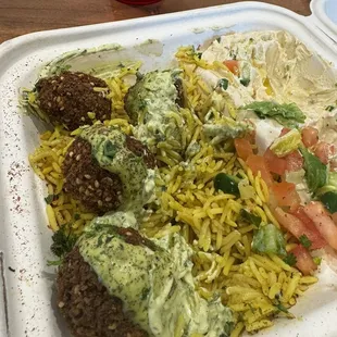 Falafel plate