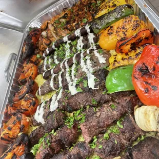 Mix Kabob family Tray