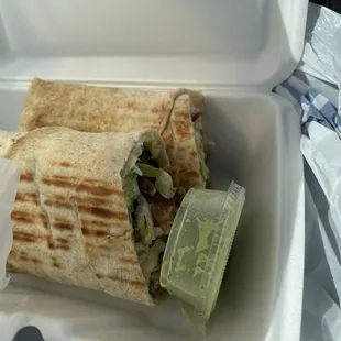 Chicken shawarma 12:99$ no fries