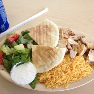 Chicken shawarma meal (#22)