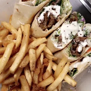 This is one of the best and most delicious serving food you'll ever find , best chicken shawarma You'll ever taste and there lamb wrap too.