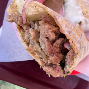 Beef Shawarma Wrap