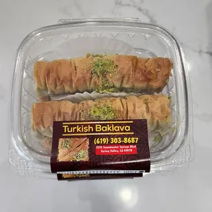 Locally Baked Turkish Baklava