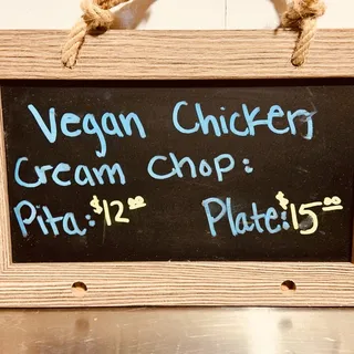 Chicken Cream Chop Pita