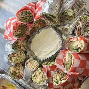 Mix sandwich (falafel,chicken shawarma,beef shawarma)