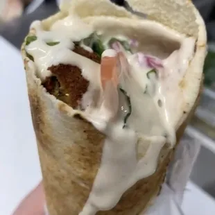Falafel sandwich