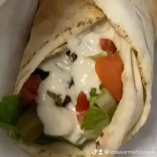 Falafel sandwich