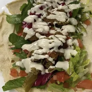 Falafel wrap