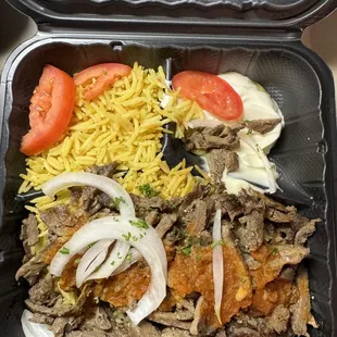Beef Shawarma Plate