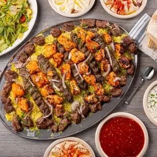 Family Meal #5: Large 15 Skewer Mix Grill