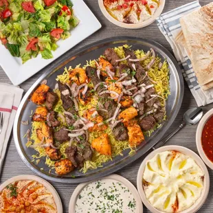 8 Skewers of Grilled Beef, Chicken, or Kufta Kabob