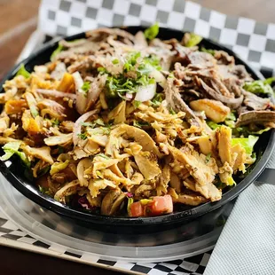 Schwarma Shawarma Salad Bowl - mixed chicken and beef