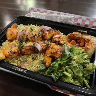 Chicken Kabob Plate