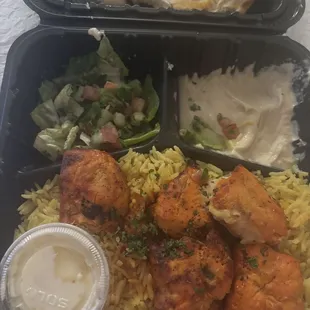 Chicken Shish Tawook Plate