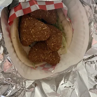 3. Veggie Falafel Gyro