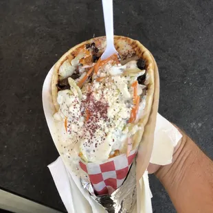 Giant lamb gyro!