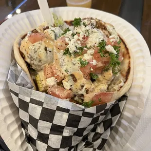 3. Veggie Falafel Gyro