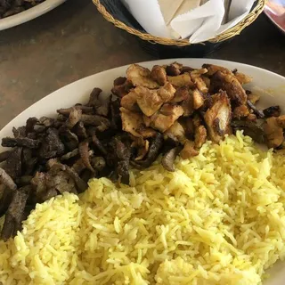 Chicken and Beef Shawarma