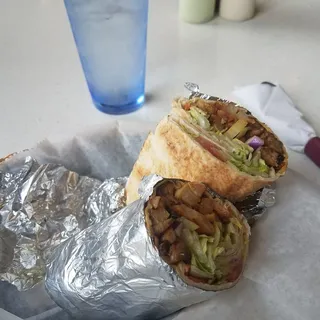 Chicken Shawarma Pita Wrap