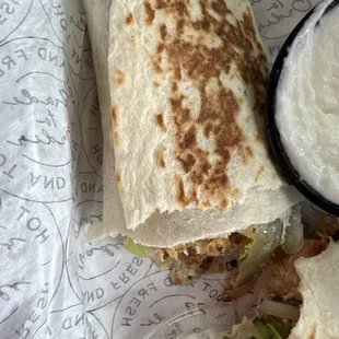 Dry and flat. My lunch is a total fail.