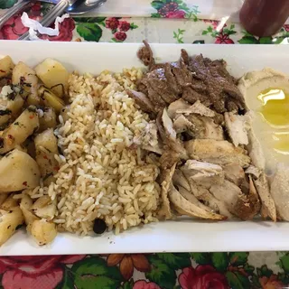 Chicken Shawarma Plate with 2 Sides