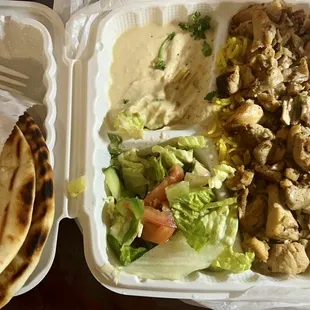 Chicken Shawarma plate