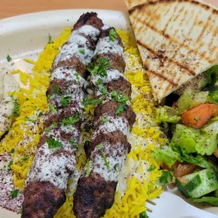 Kofta Kabab plate