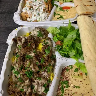 Shish Kabab Plate &amp; Shawarma Plate