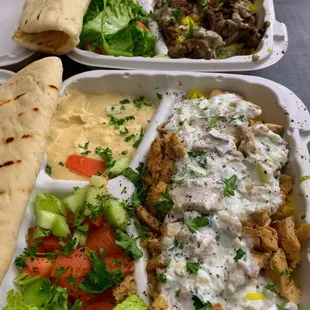 Shawarma Plate &amp; Shish Kabab Plate