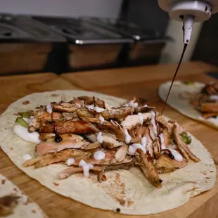 Shawarma chicken sandwich