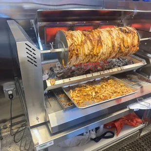 Specialist Shawarma on charcoal