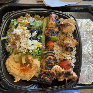Chicken Kabob Plate