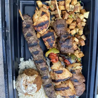 Shawarma Combo Plate(Beef & Chicken)