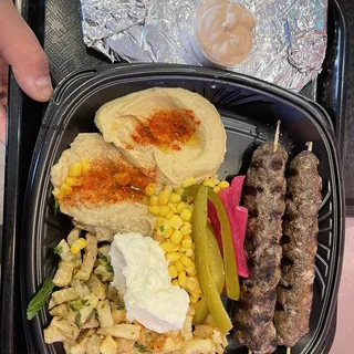 Kafta Kabob Plate
