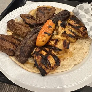 Combo kabob trio