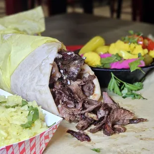 Beef Shawarma Laffa