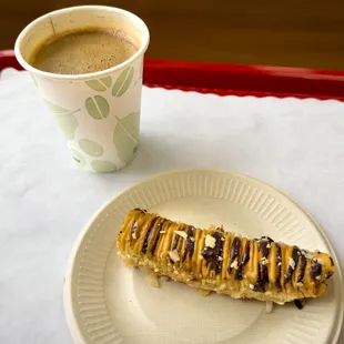 Arabic Coffee. Paired with this pastry thing and it makes for an excellent post Arabic plate dessert.