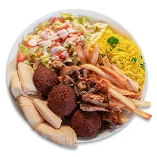 a plate of food