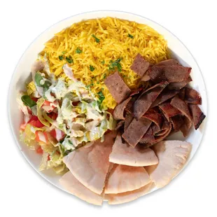 a plate of food