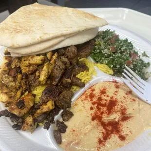 Chicken Beef Shawarma Platter