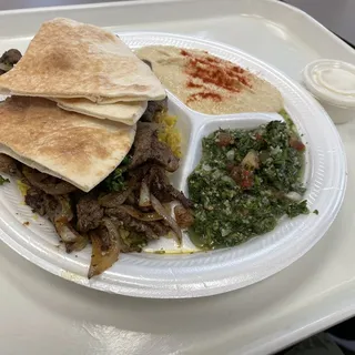 Beef Shawarma Platter