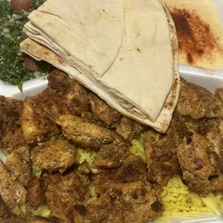 Chicken Tawook Kabob Platter