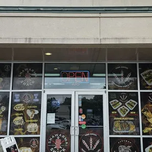 Outside Shawarma Shack