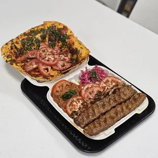 Adana Kebab Platter