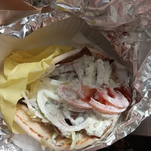 Lamb Gyros.  Yumm