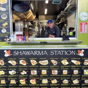 Shawarma station